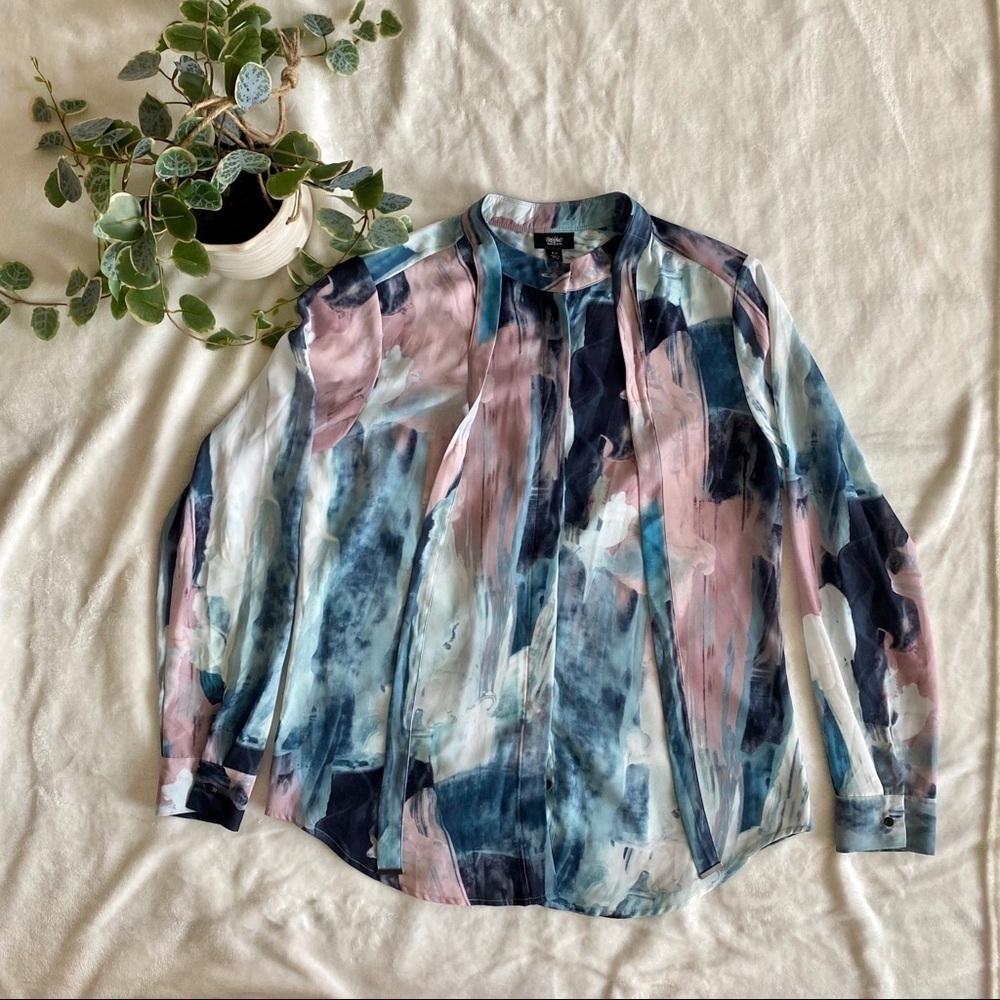 Mossimo water color blouse - Picture 2 of 3